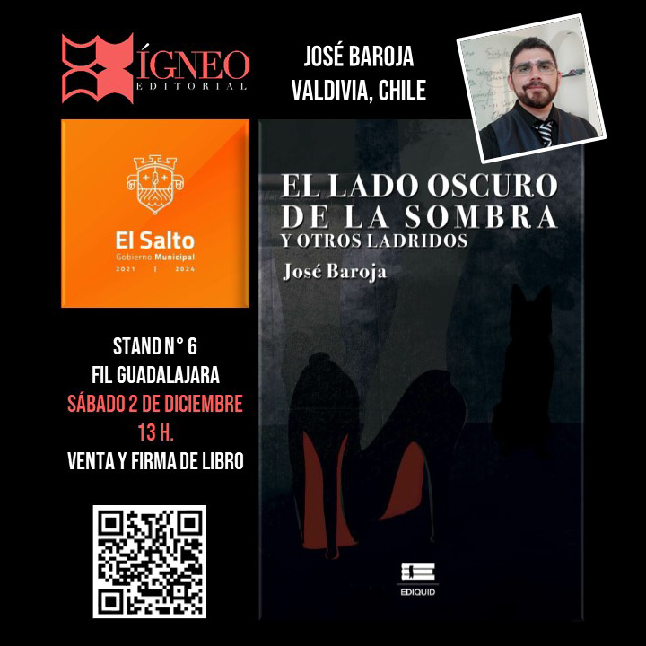 Presentación de «El lado oscuro de la sombra y otros ladridos» en la FIL Guadalajara&nbsp;2023