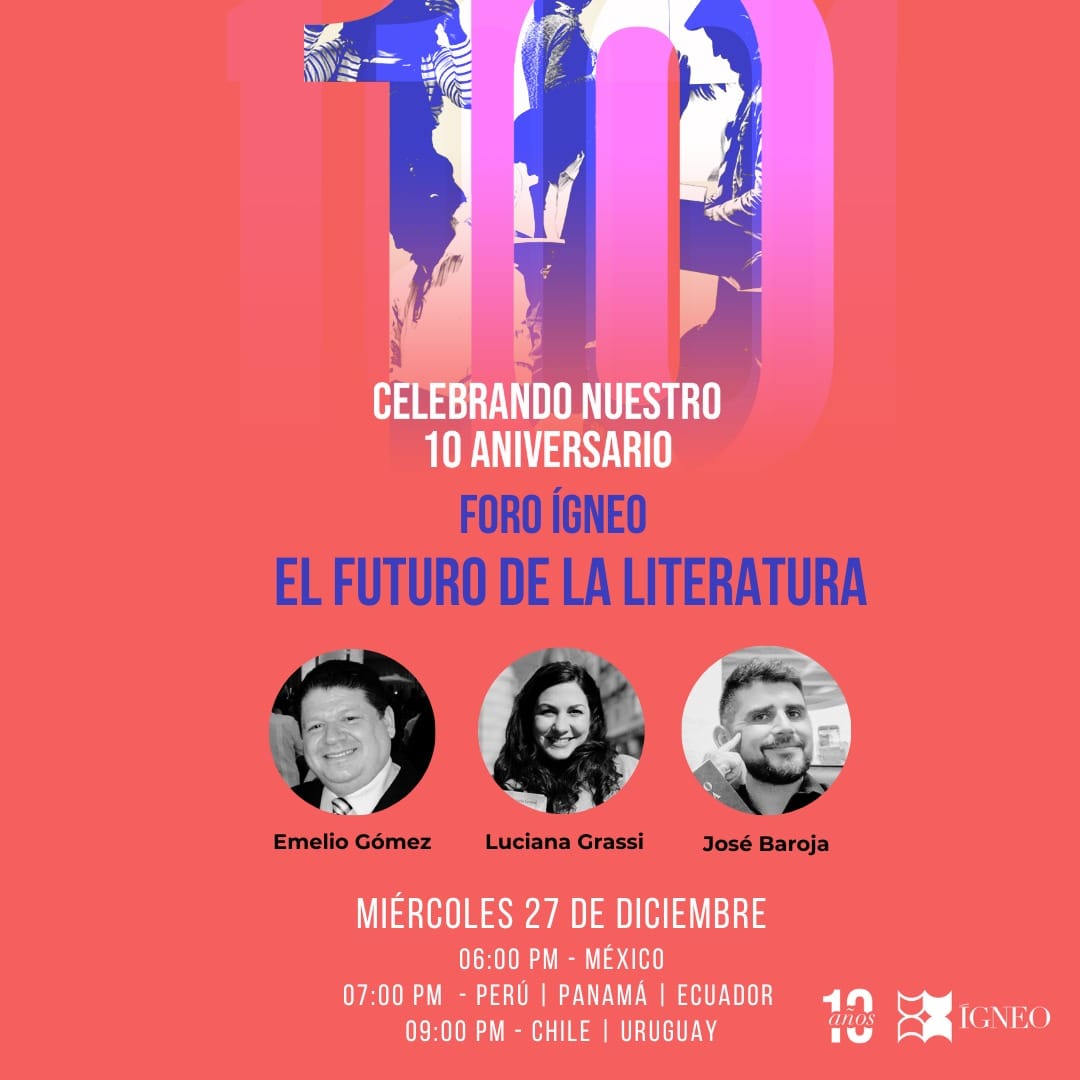 Participación en el Foro del Grupo Ígneo con Emelio Gómez y Katherine Longart