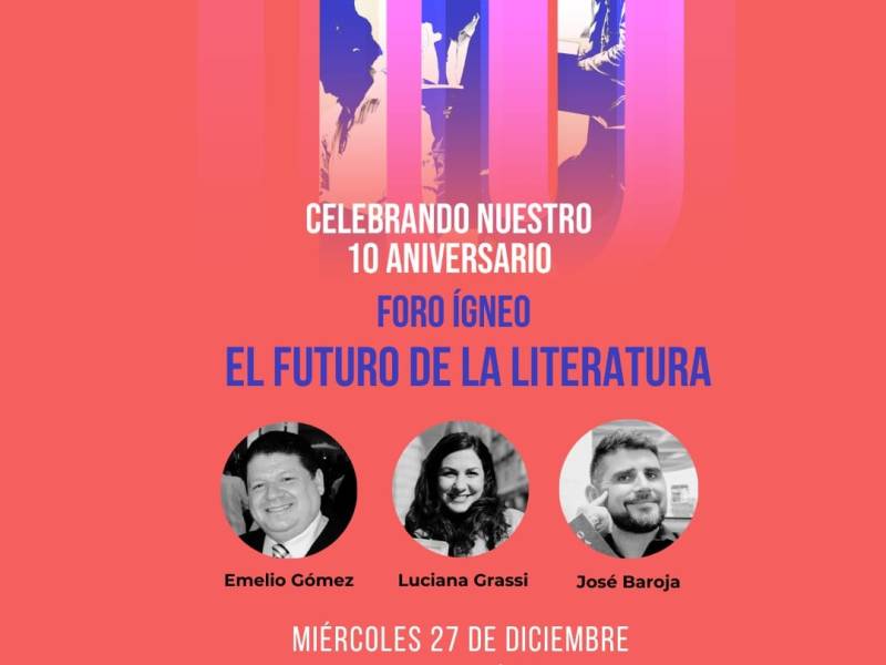 Participación en el Foro del Grupo Ígneo con Emelio Gómez y Katherine&nbsp;Longart