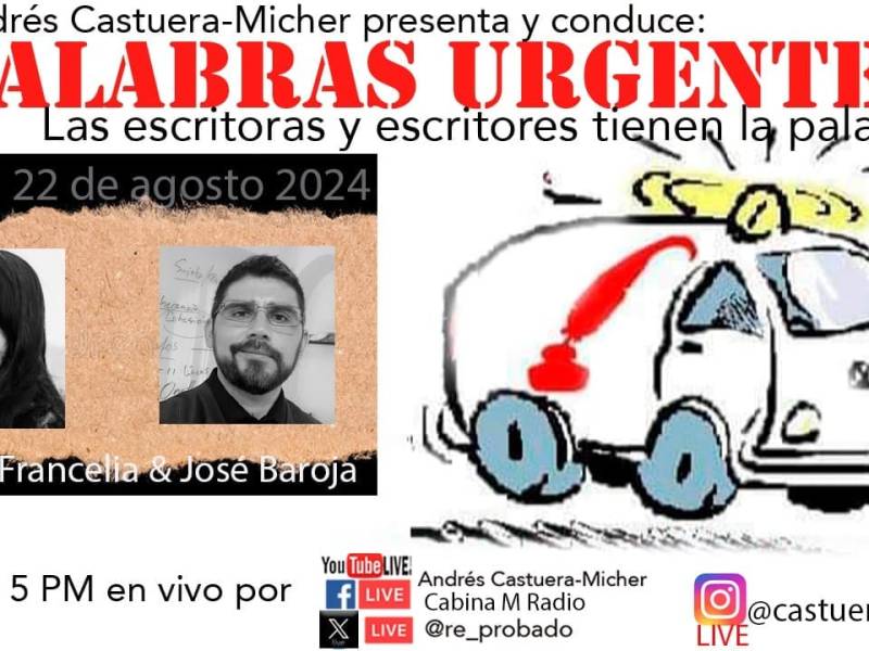 Participación en PALABRAS URGENTES | Entrevista en&nbsp;vivo