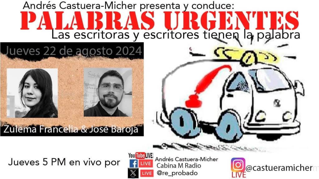 Participación en PALABRAS URGENTES | Entrevista en&nbsp;vivo