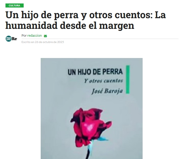 Crítica de ‘Un hijo de perra y otros cuentos’ en De&nbsp;Reporteros