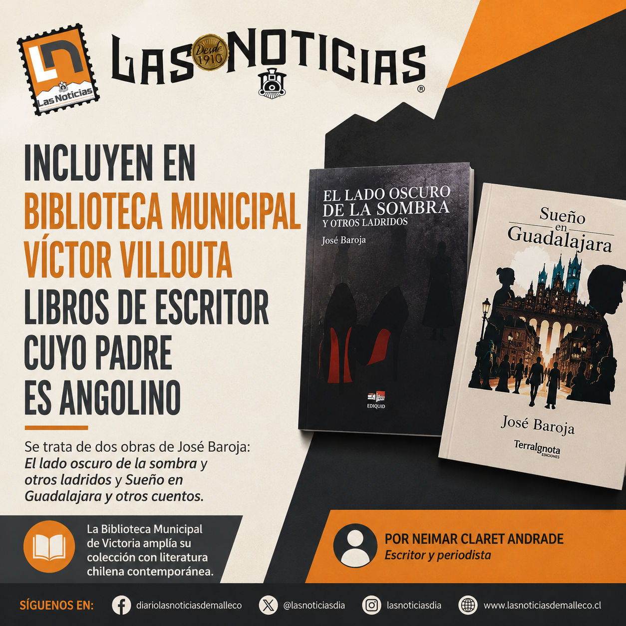 Dos notas descubiertas hoy: la literatura también sabe encontrar su camino